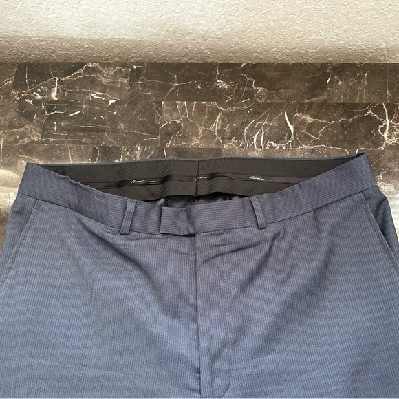 Men’s Suit Like New Navy 44L W38 Kenneth Cole New York sophisticated Business - Picture 9 of 15